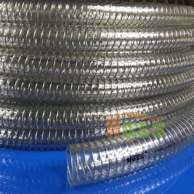 食品级pvc软管进水管食品级pvc水管排水管透明带钢丝抽水软管