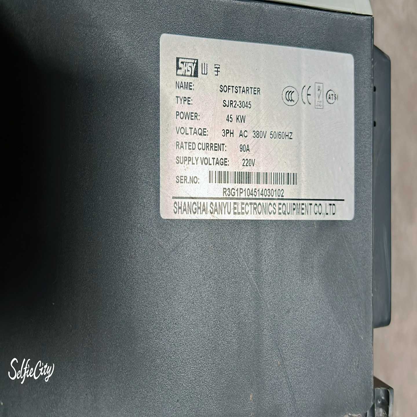 议价山宇在线软启动SJR2-3045两台，功能完好包好不包邮