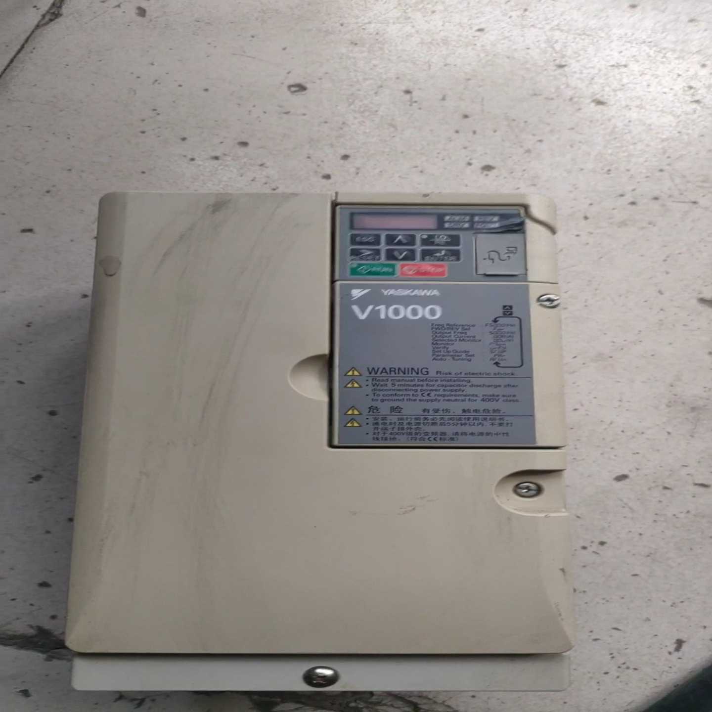 【议价】安川V1000-5.5kw重载变频器一台，成色自定义，功能包适