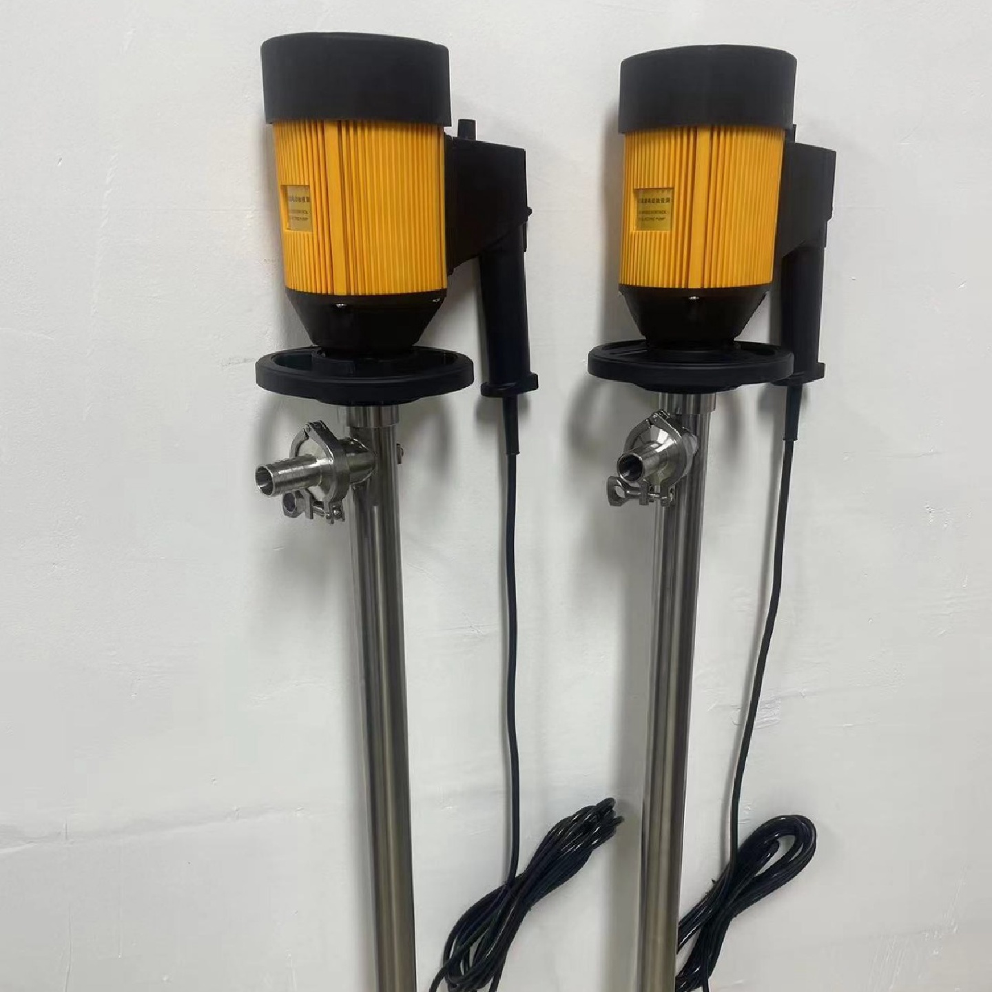 HD-E2VSS316L-1200HP手提电动插桶泵耐酸油桶泵化工抽液泵