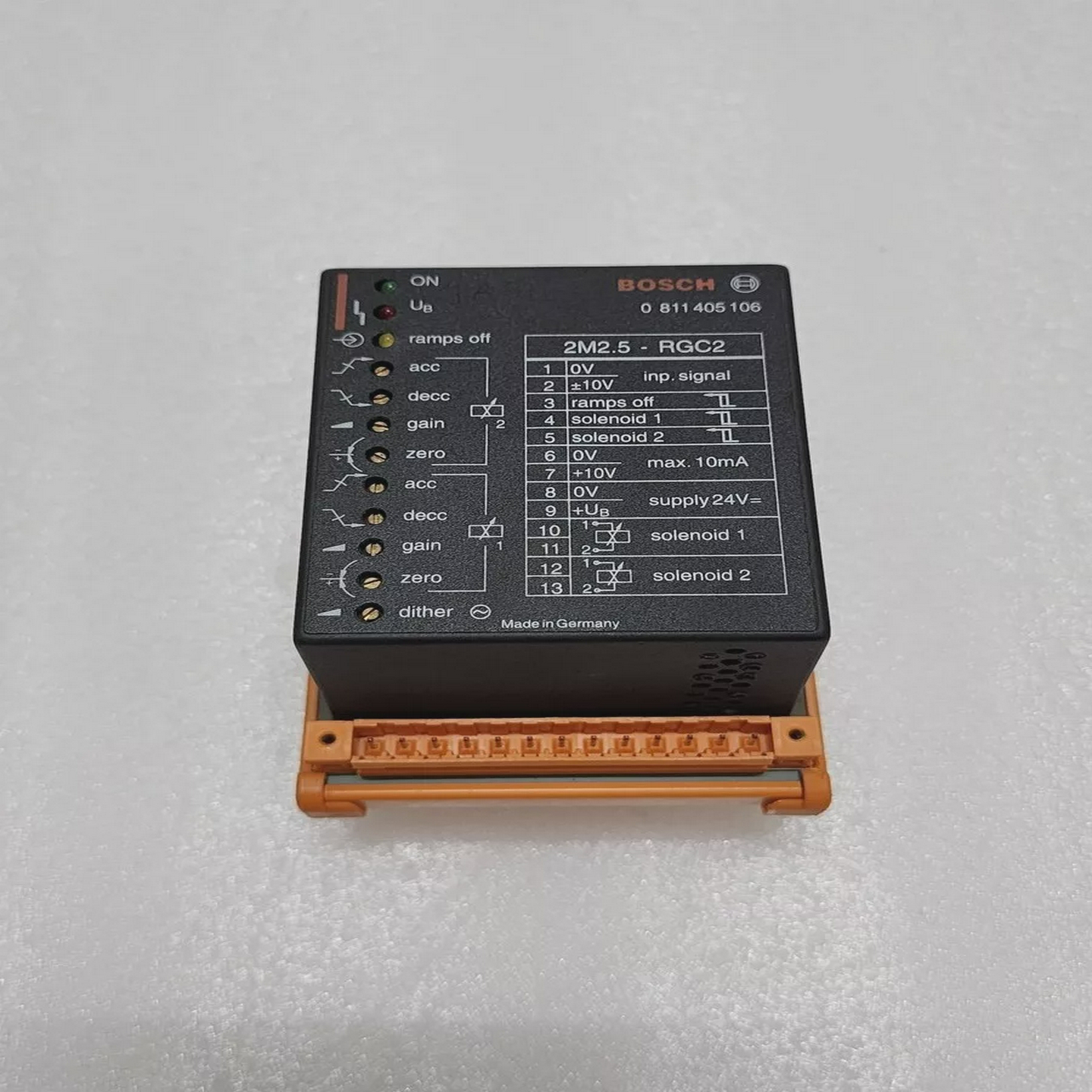 BOSCH0811405106VALVEAMPLIFIER2M2.5-RGC2