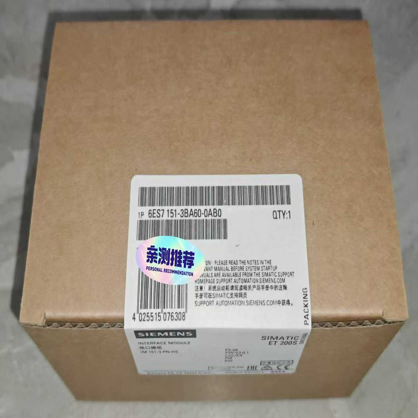 【议价】6ES7151-3BA60-0AB06ES7151-3适用