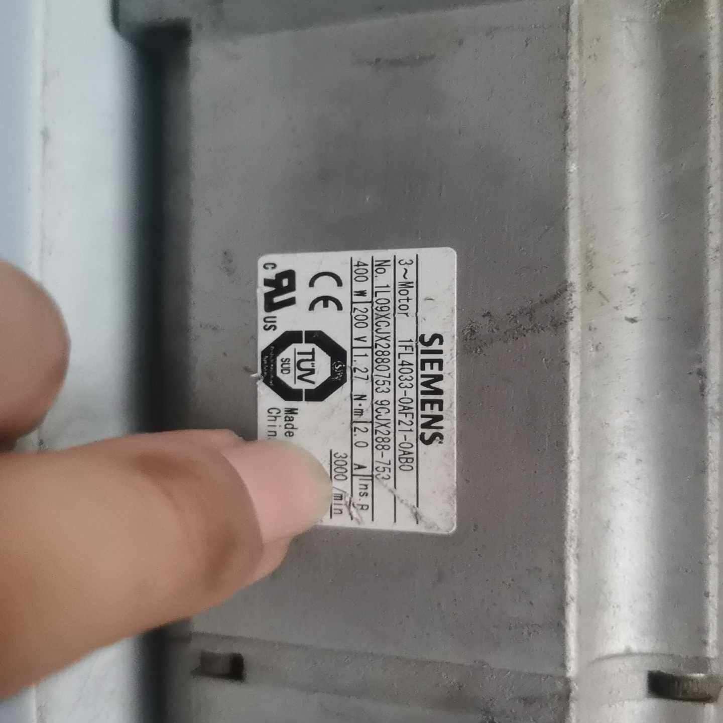 咨询-电机1FL4033-0AF21-0AB0,400W