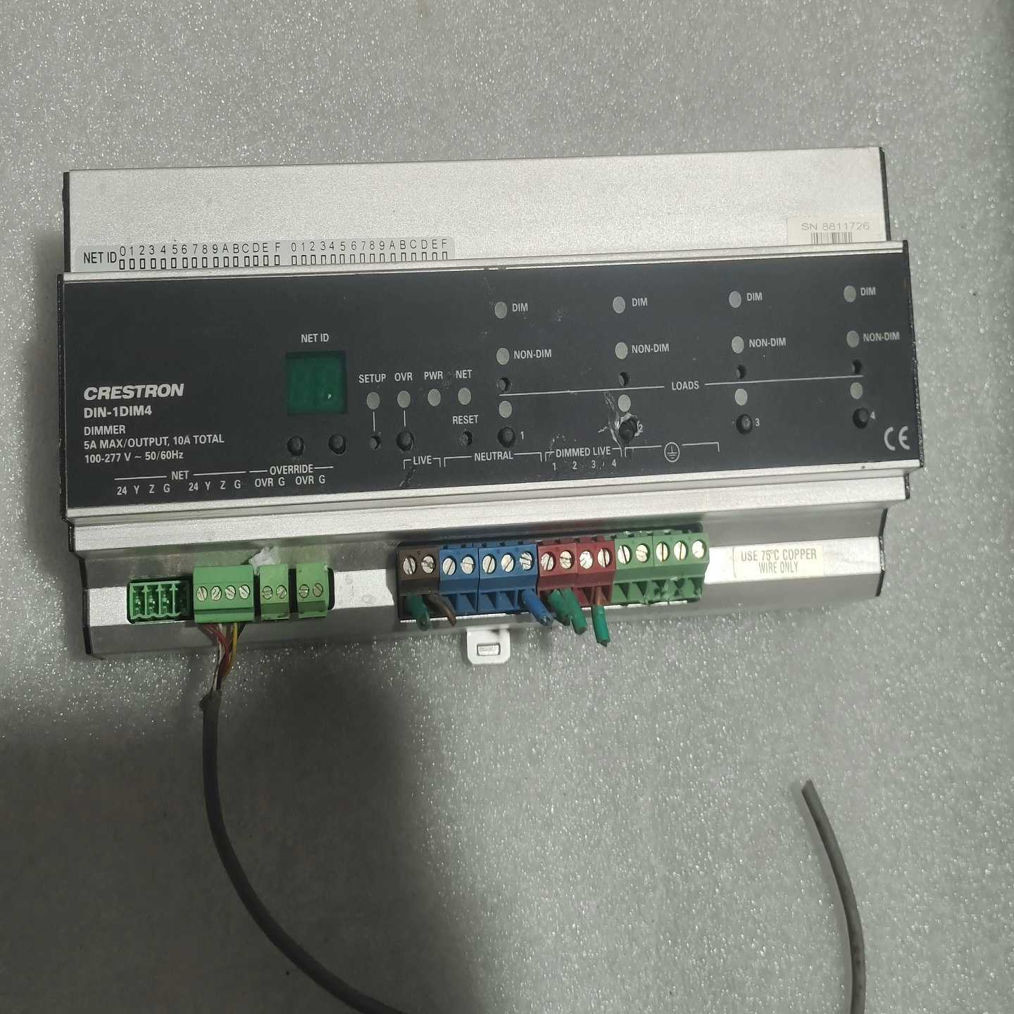 快思聪CrestronDIN-1DIM4调光模块，型号DI--议价商品