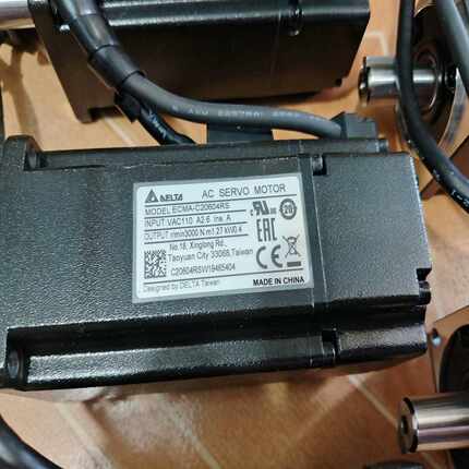 咨询-400w台达伺服电机ASD-B2-0421-B，电机ECMA
