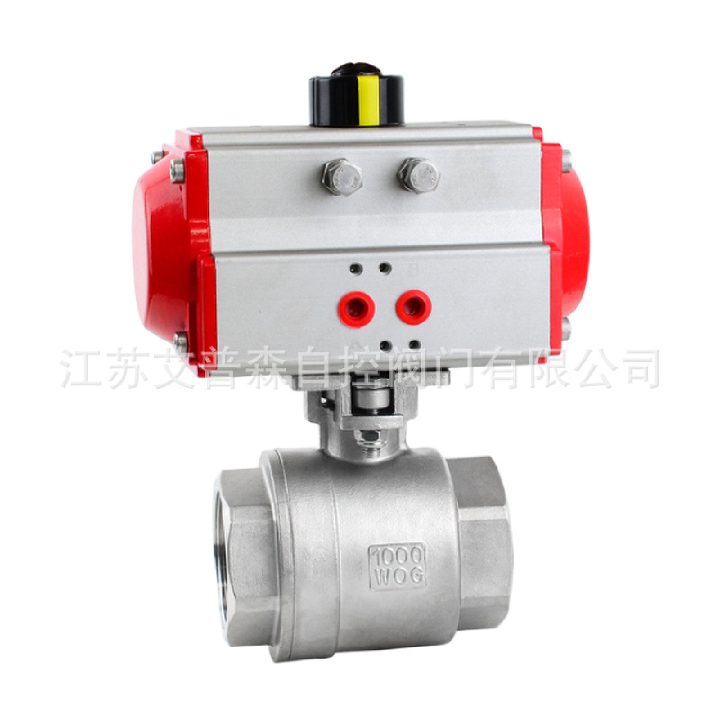 双作用气动二片三片式螺纹气体蒸汽球阀Q611F-16PDN15-DN100供应