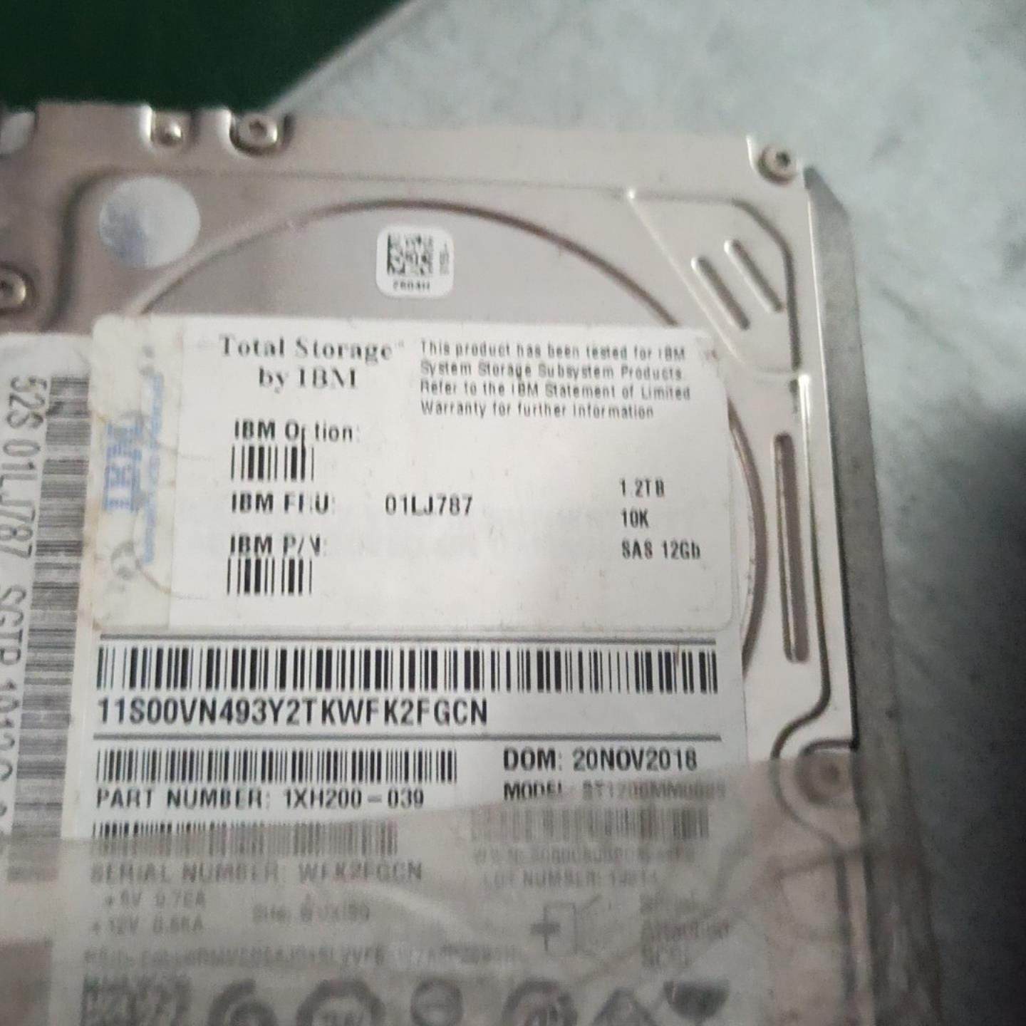 IBM v7000 G2 存储硬盘 1.2TB 2.5  1--议价商品