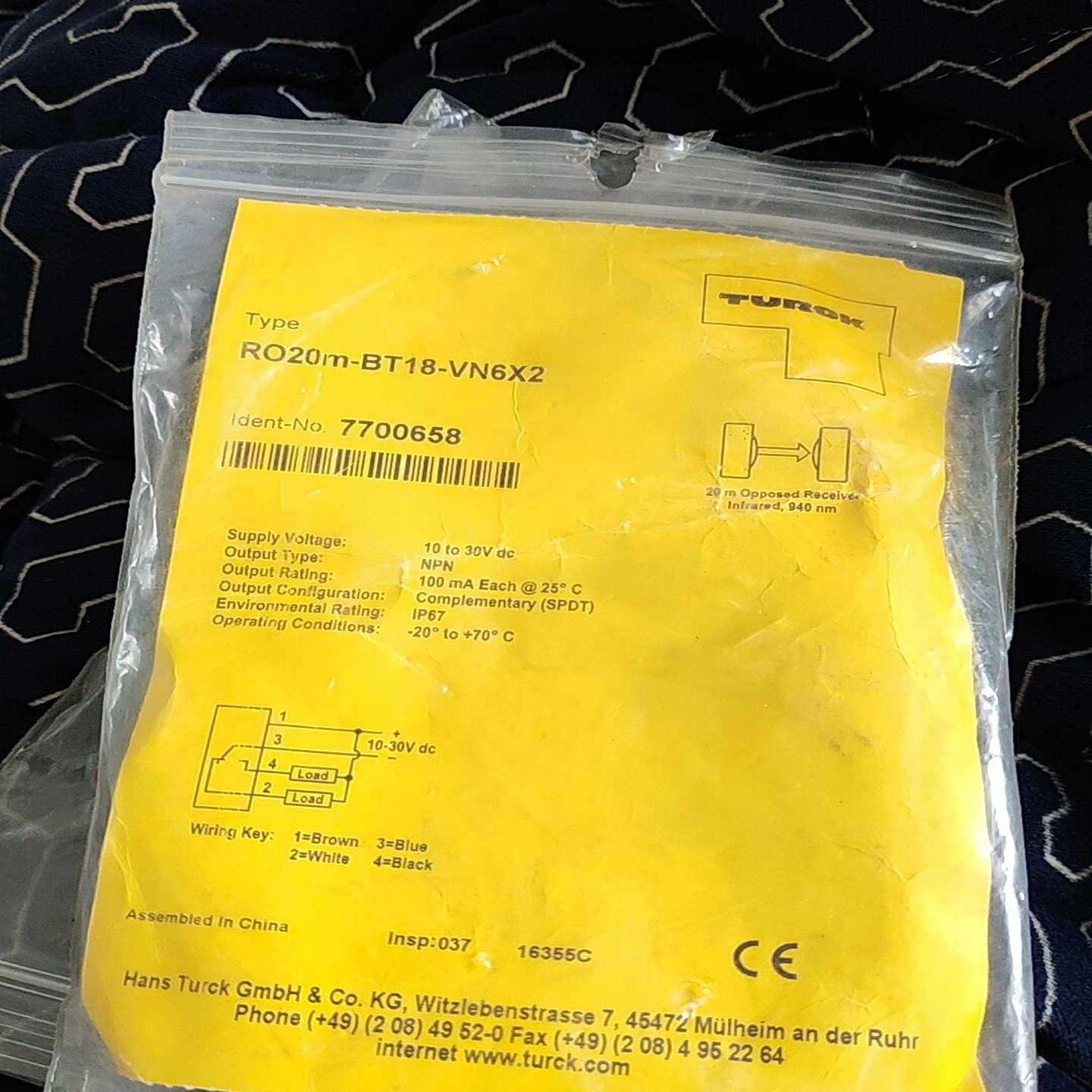 询价RO20m-BT18-VN6X2图尔克发射传感器