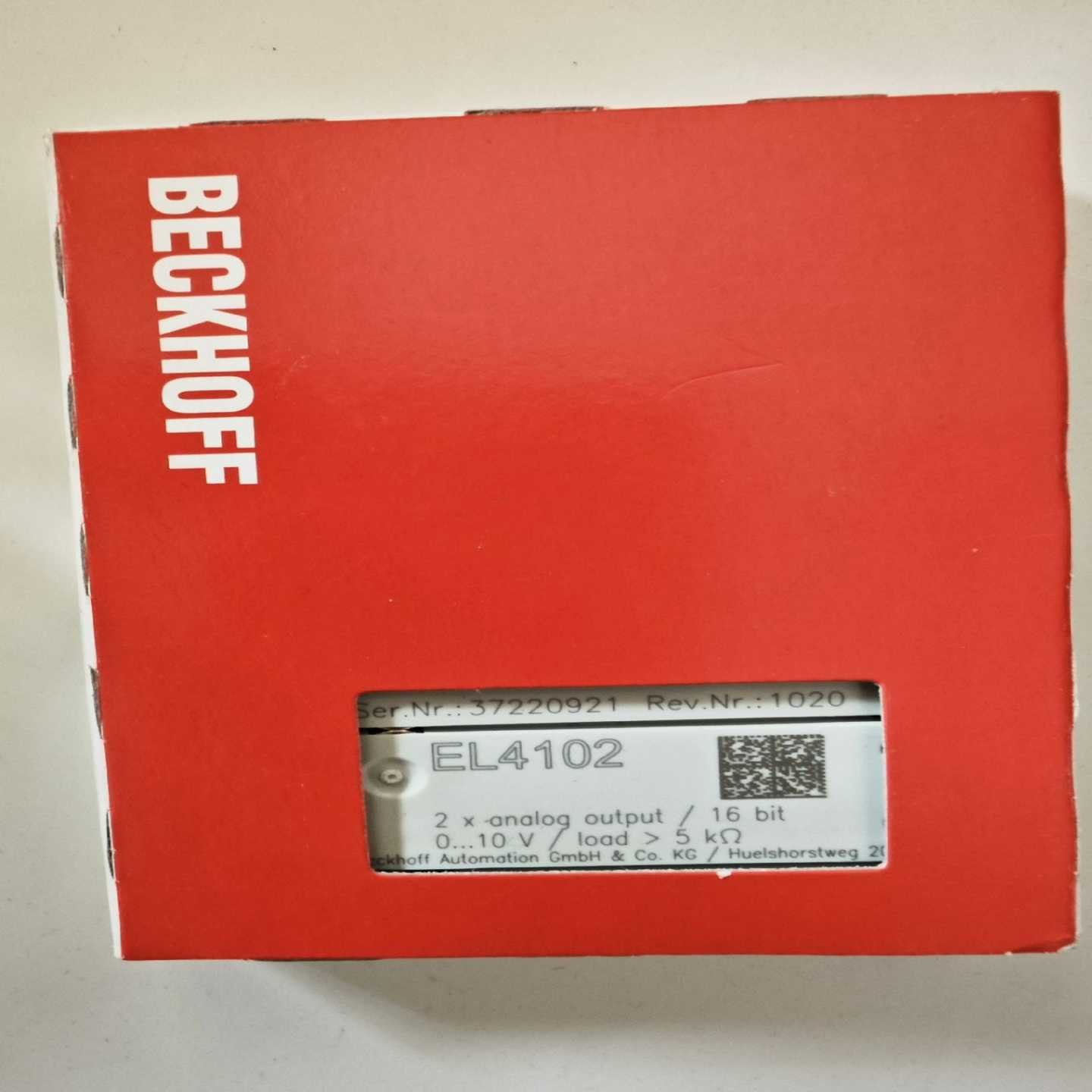 倍福模块EL4102  EL4104  EL4014  EL~询价