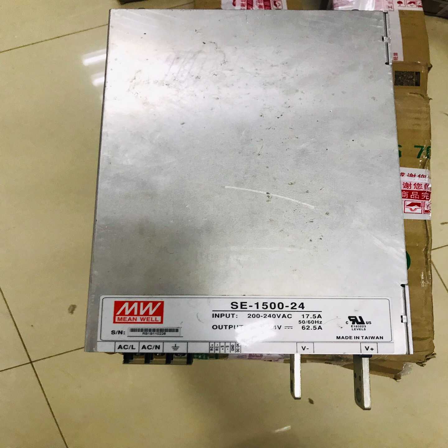 台湾明纬SE-1500-24开关电源 1500Ｗ的1个~询价