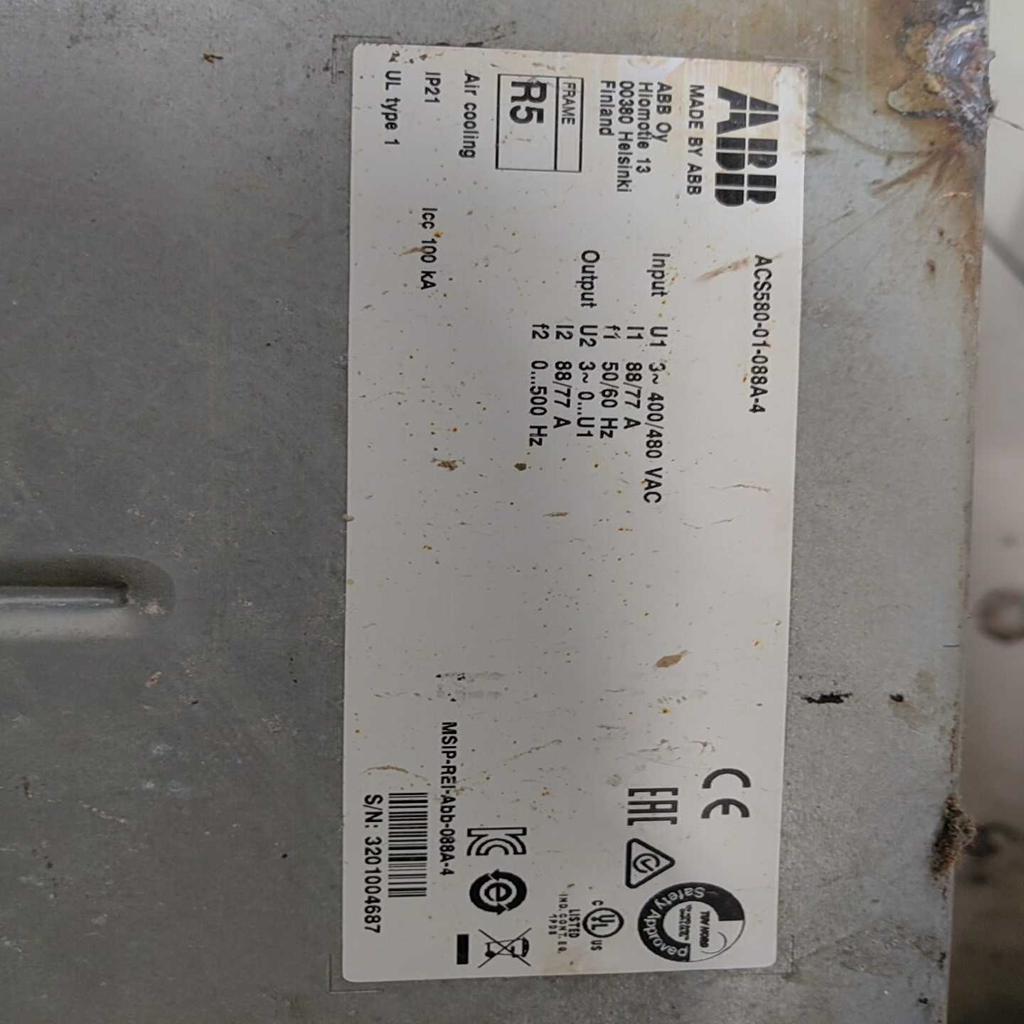 议价tACS580-01-088A-4坏机模块坏现货/维修