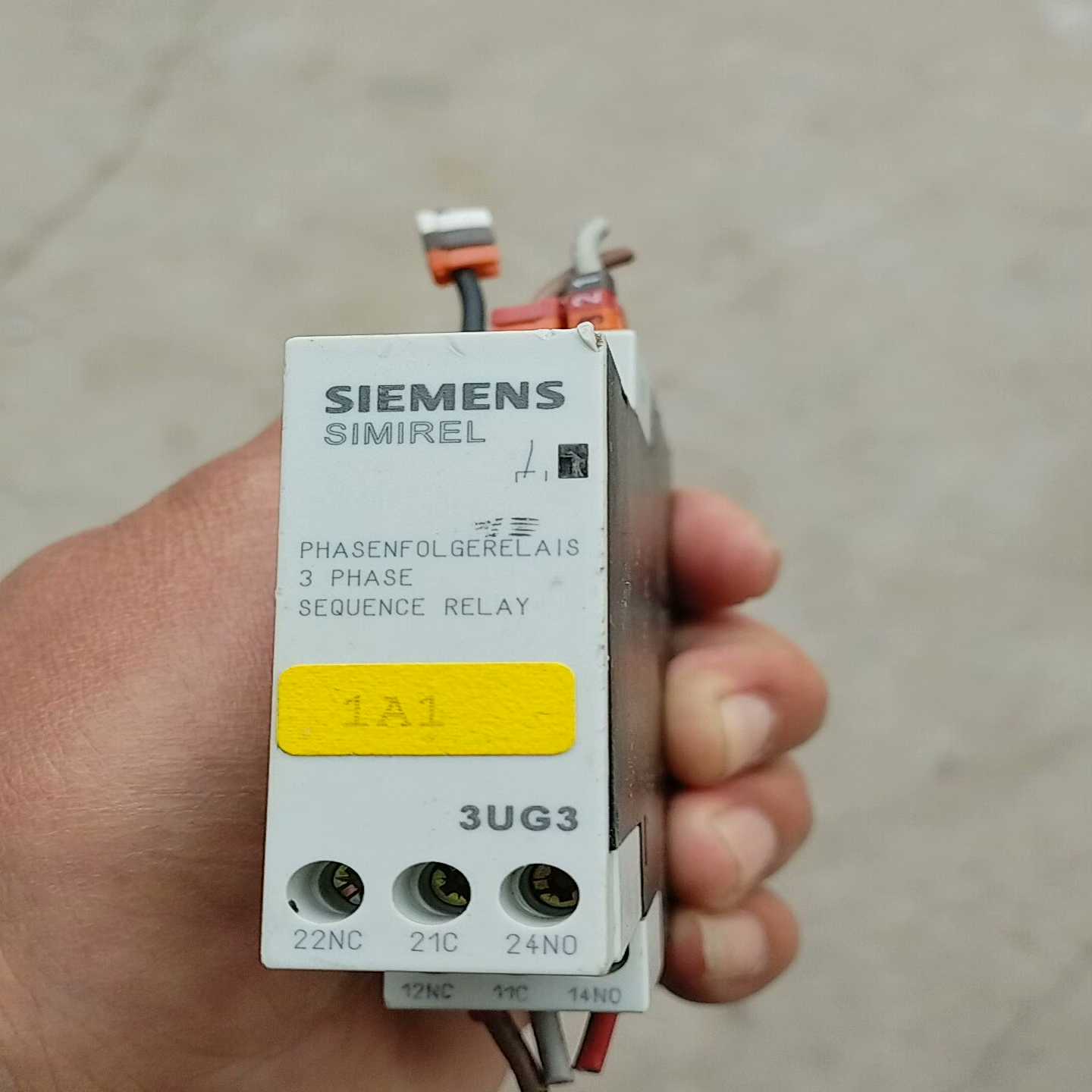 西门子3UG3511-1BQ50相序继电器，二手拆机，实--议价商品