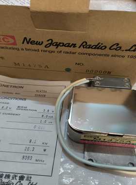 询价JRC雷达磁控管M1475A，全新未使用