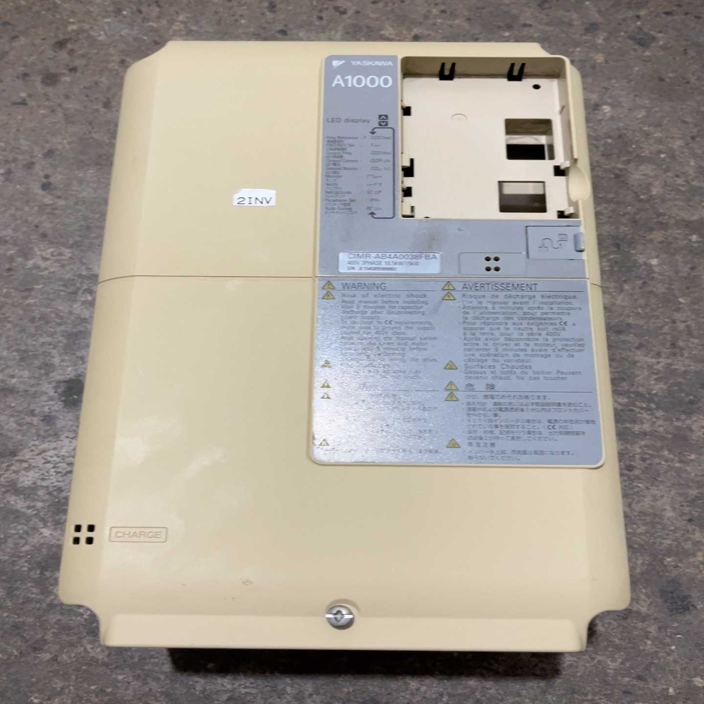 CIMR- AB4A0038FBA变频器面盖，成色如图所示【鑫鑫商铺】