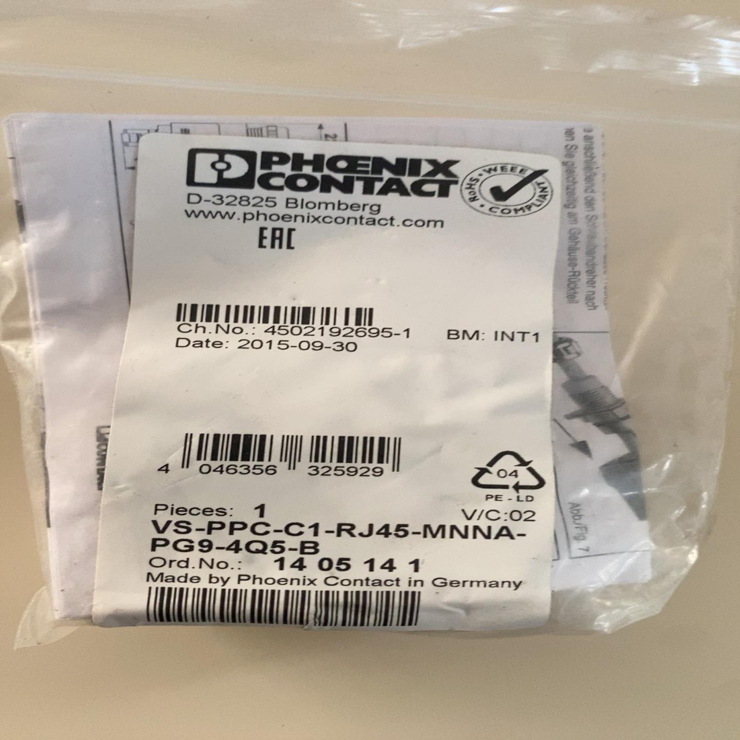 VS-PPC-C1-RJ45-MNNA-PG9-4Q5-B询价