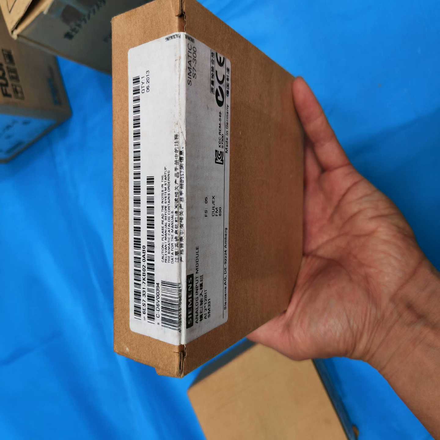 (询价)6ES7331-7KB02-0AB0原包装模拟量输