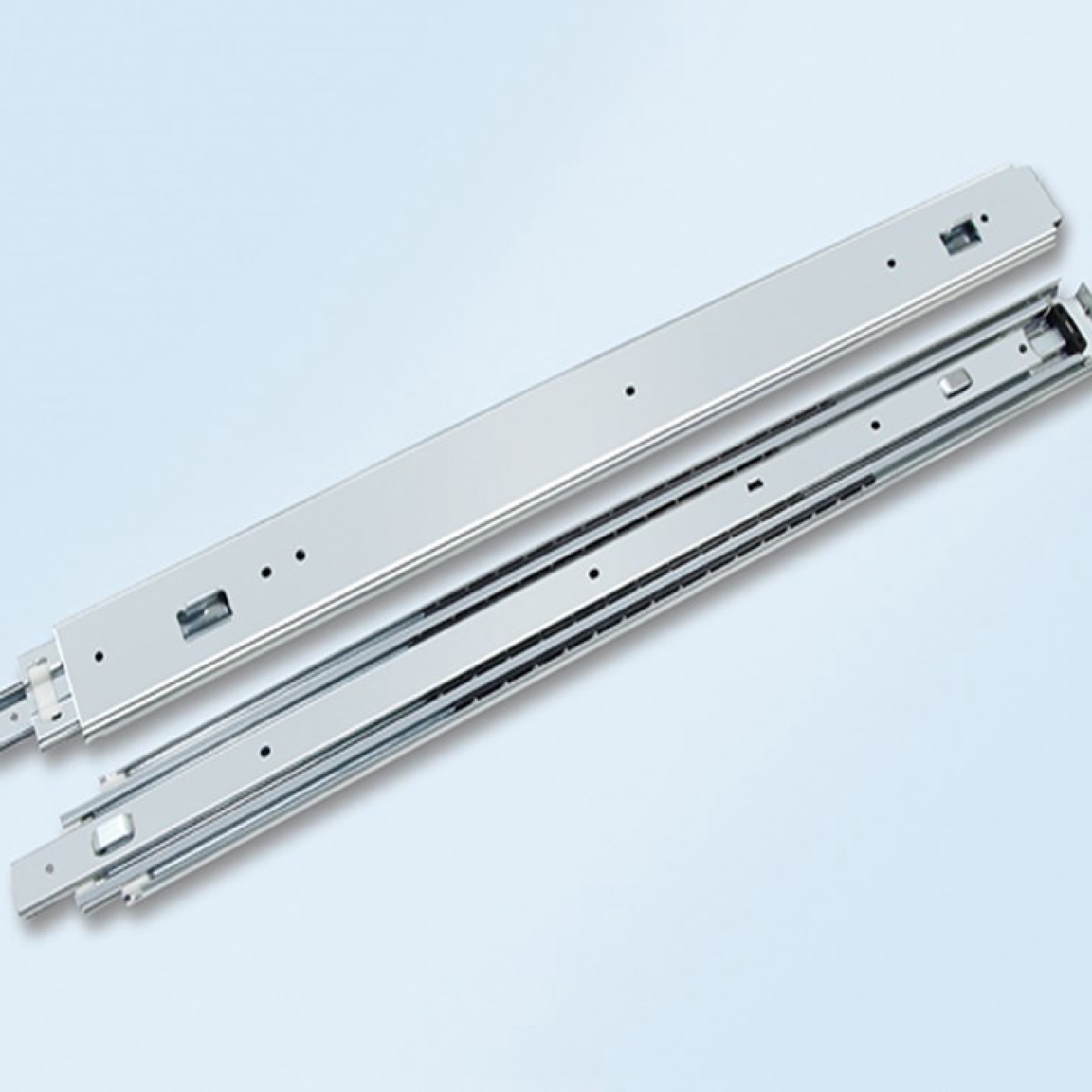 SH-ABC广东星徽76宽重型三节钢珠滚珠滑轨铁柜走珠导轨抽屉滑轨