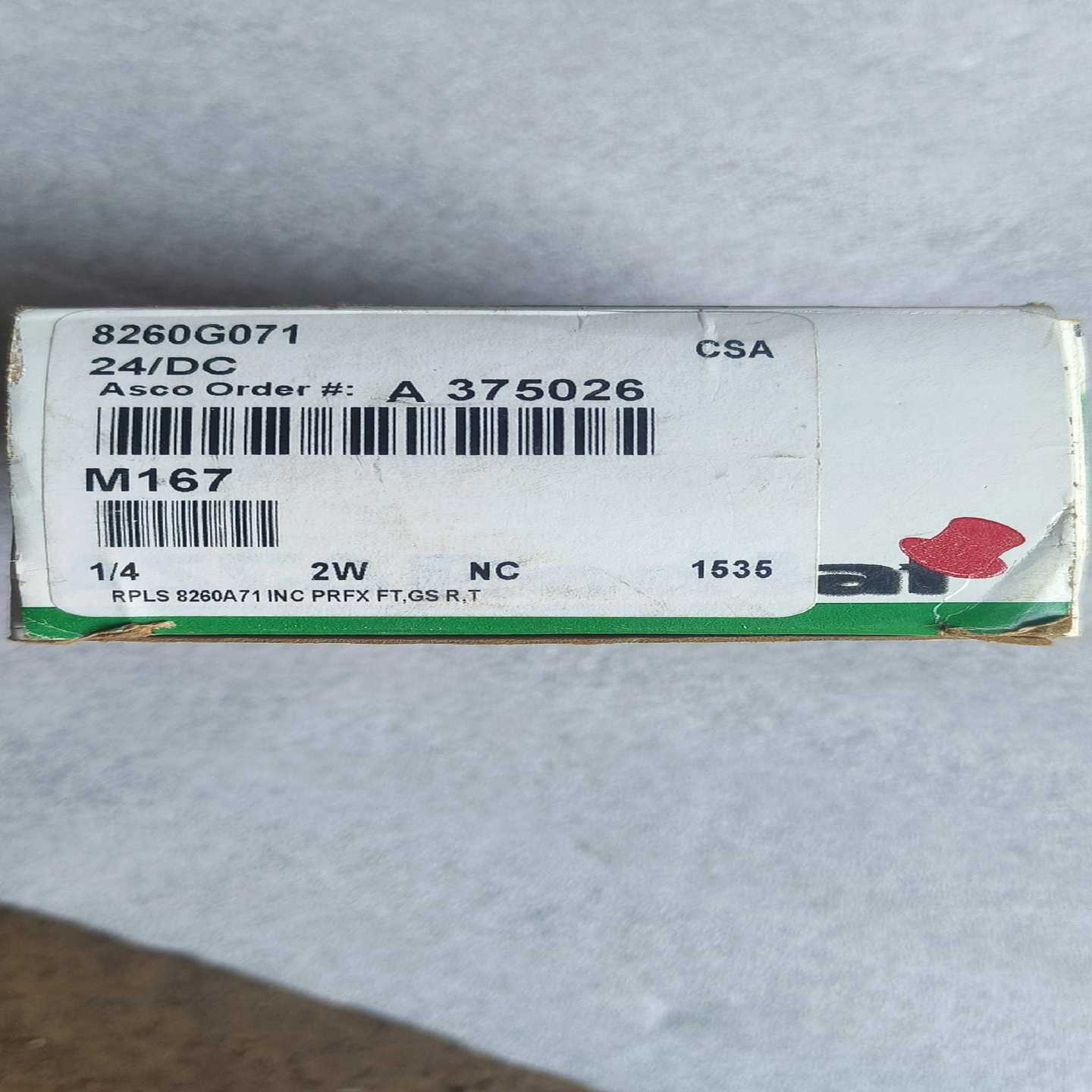 美国ASCO防腐防爆电磁阀8260G071A375026，-议价