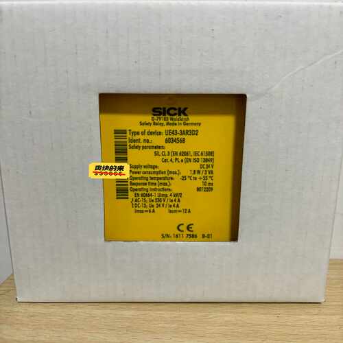 议价SICK西克控制器UE43-3AR3D2 订货号6034议价