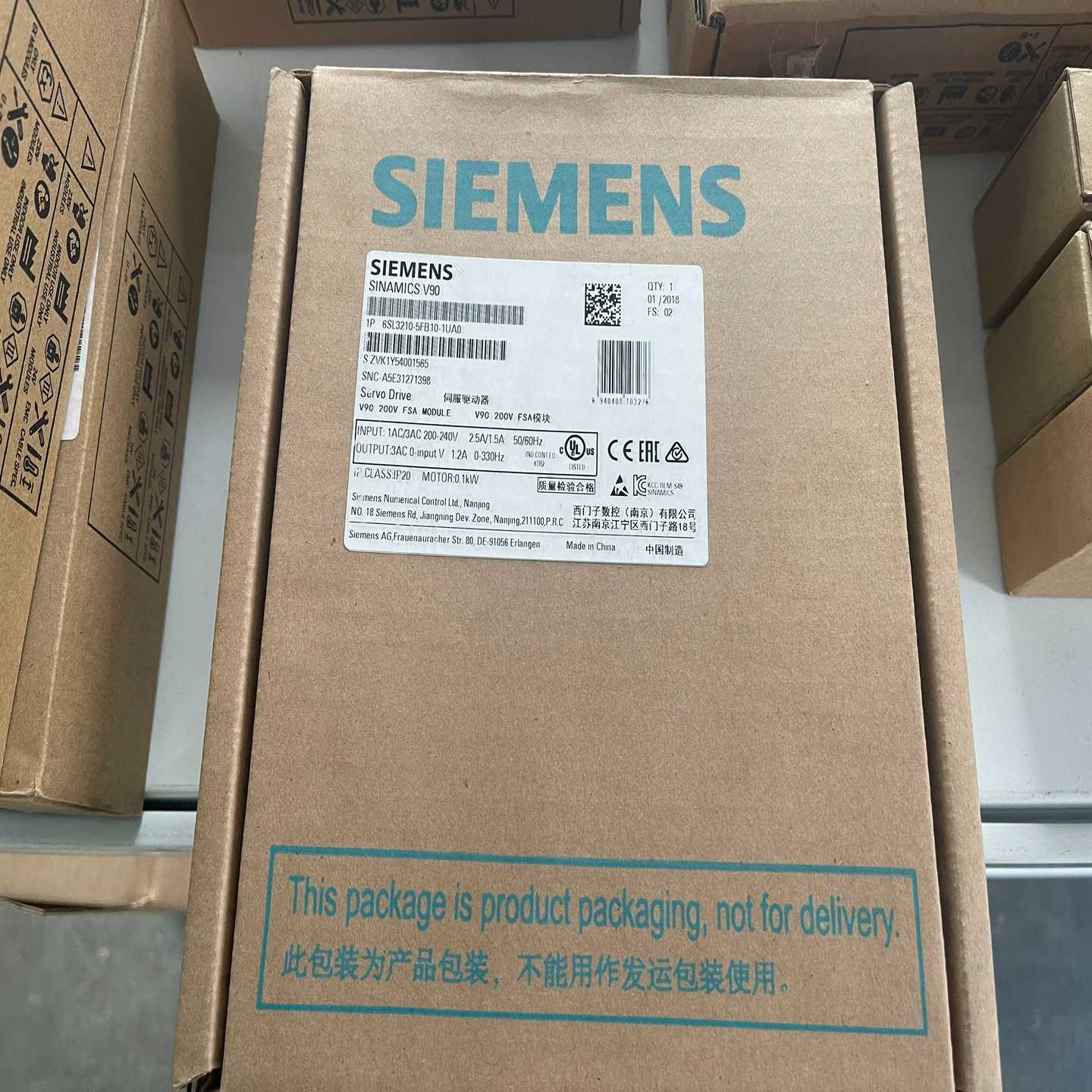 6SL3210-5FB10-1UA0西门子V90200V--议价商品