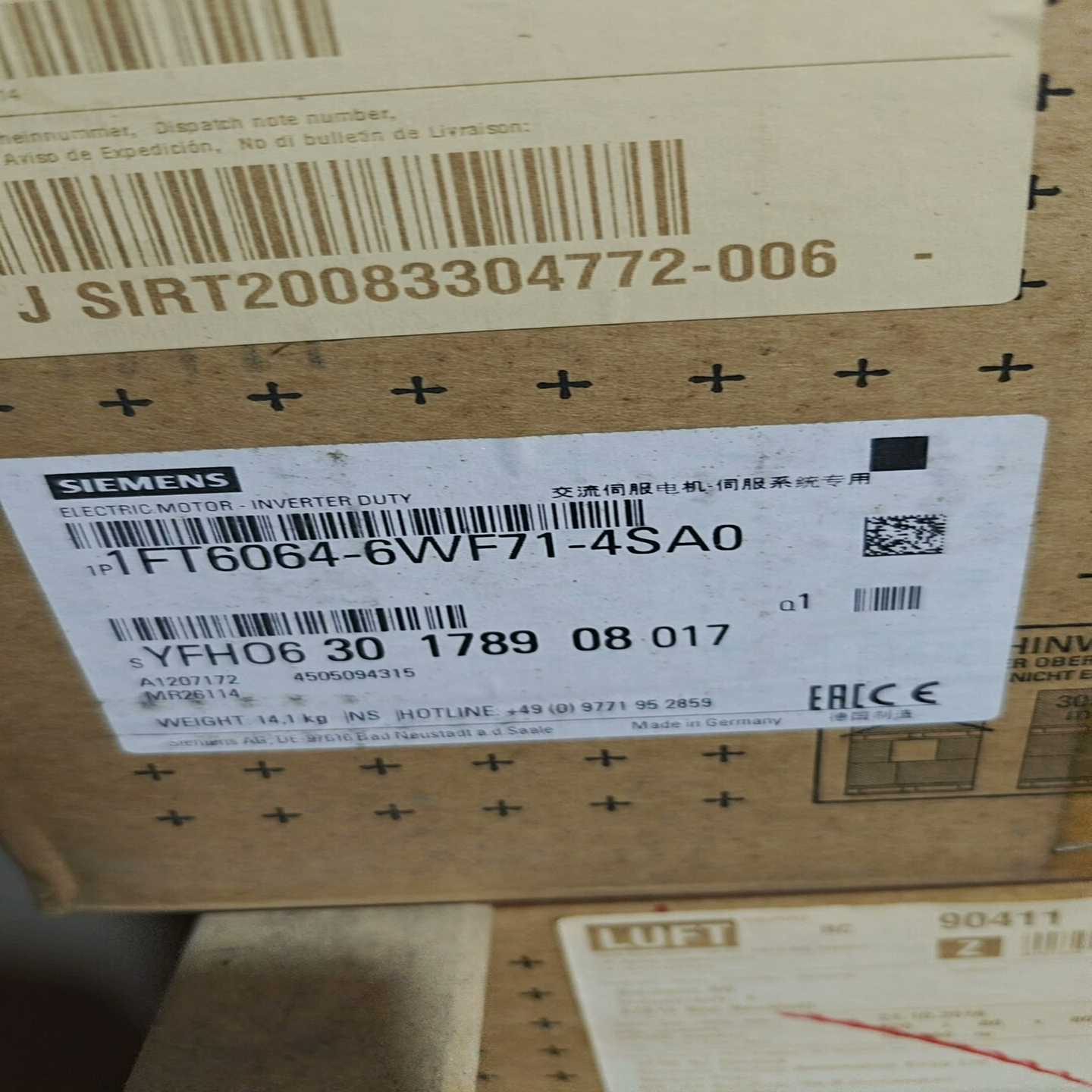 【议价】1FT6064-6WF71-4SA0伺服电机议