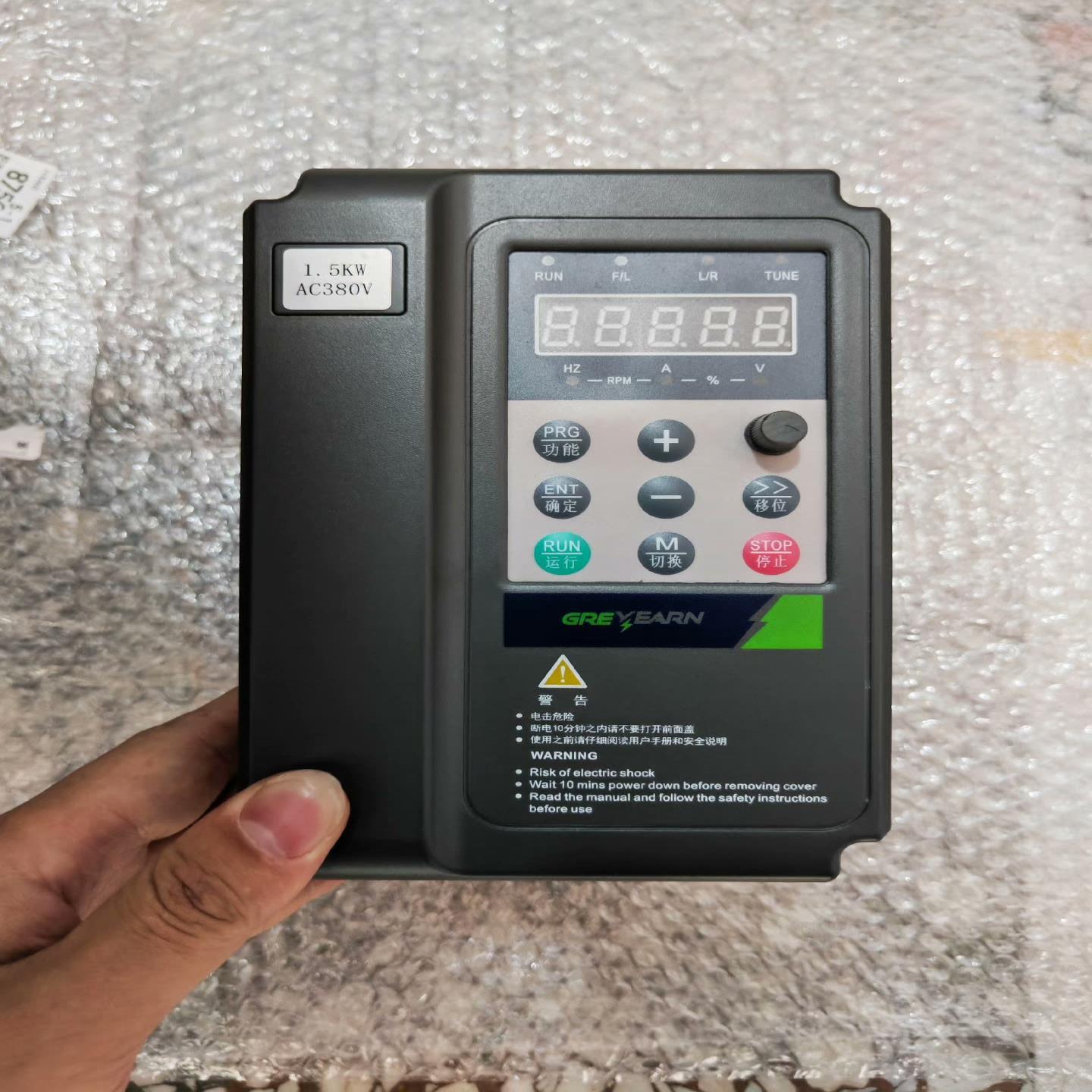【议价】绿源变频器 GRE-TK100-1D5G-4 全新无包装一台
