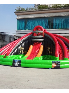 水上充气蹦床游乐场大型娱乐游艺设施浅海休闲沐光弹跳充气床