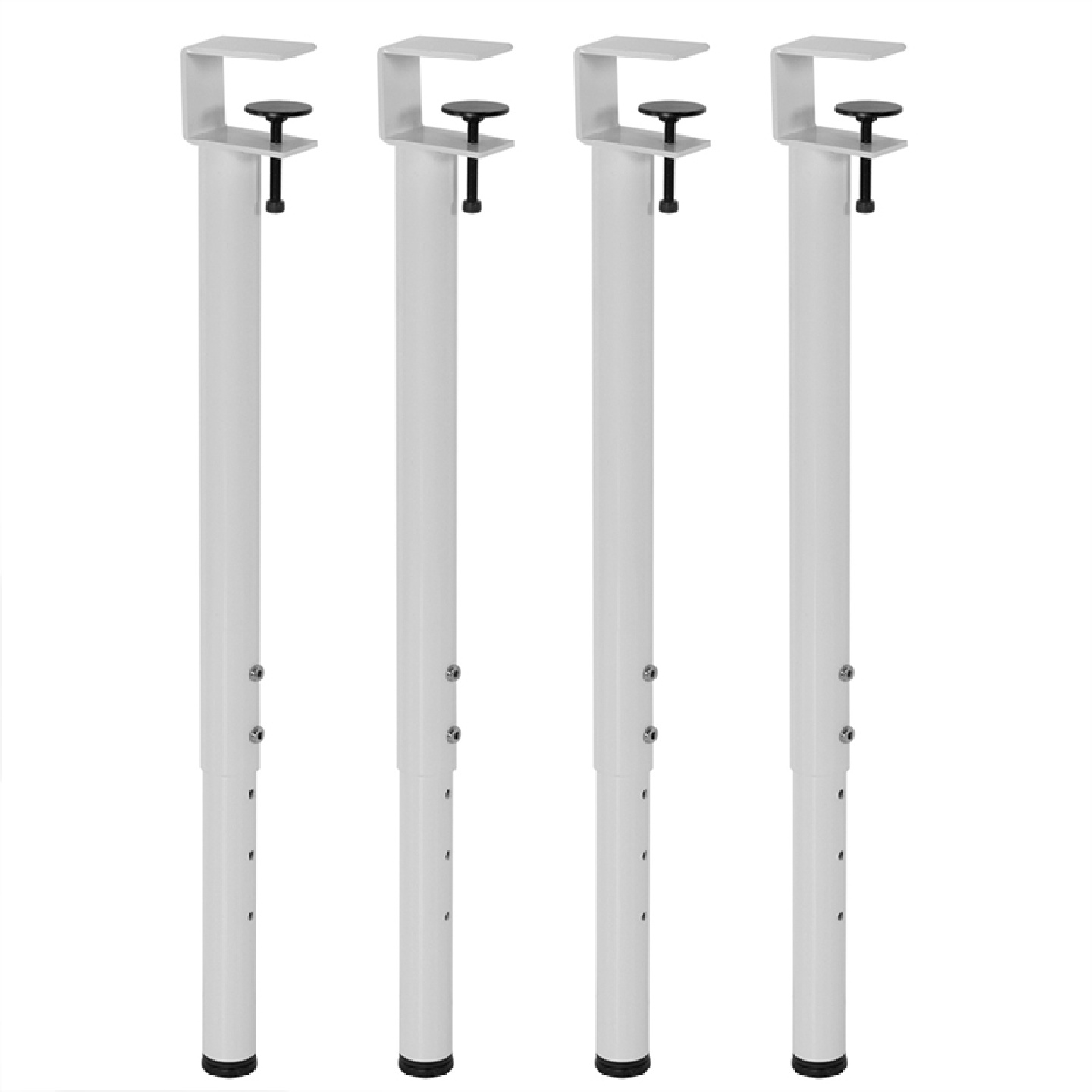 j8式金属吧台铁艺脚架可调节夹具电脑桌免桌腿桌脚支架书桌打孔g3