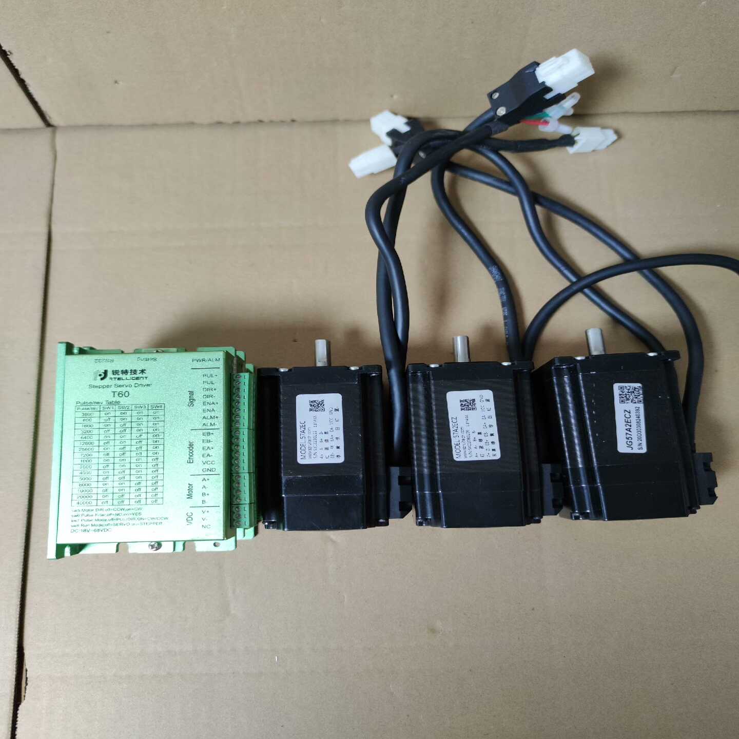 锐特57闭环步进套装，驱动器型号T60，电机型号57A2EC