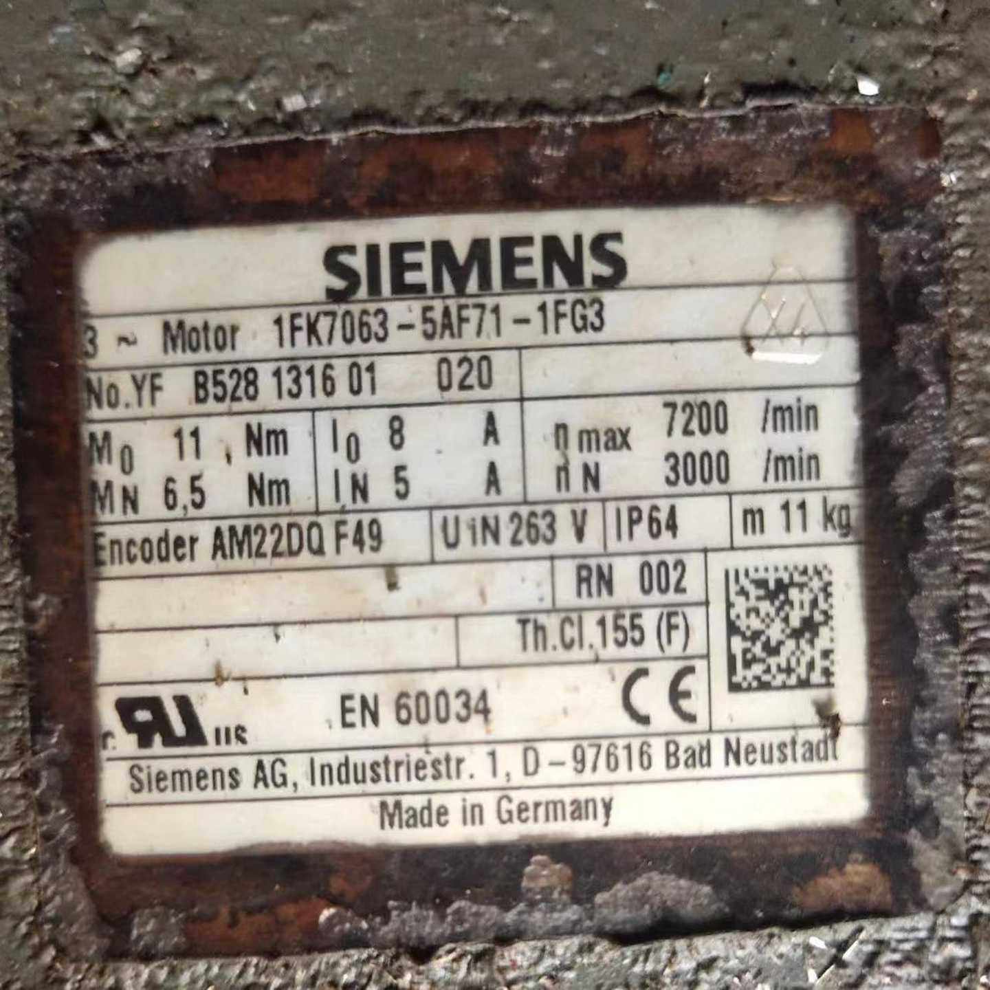 【议价】1fk7063-5af71-1fg3功能品相好适用