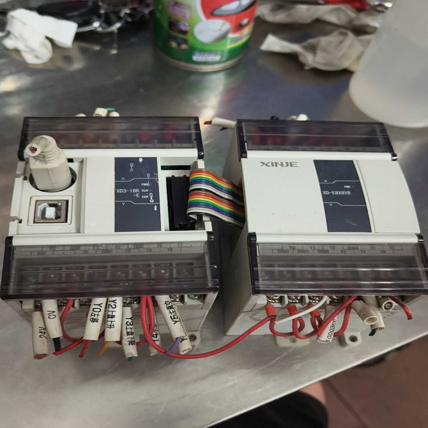 信捷PLCXD3-16R-E，扩展XD一E8X8YR。二手--议价商品