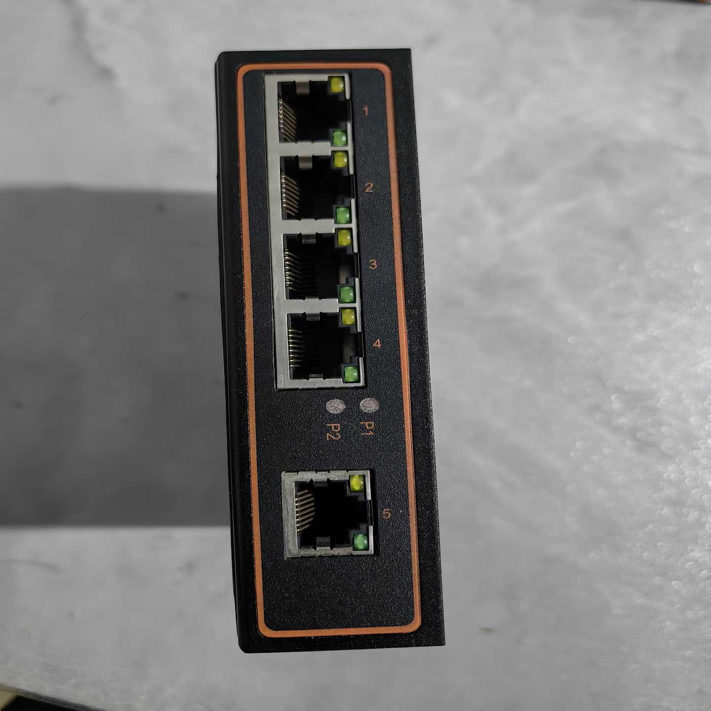 出售二手拆机keepLiNK工业交换机，型号KP-9000-