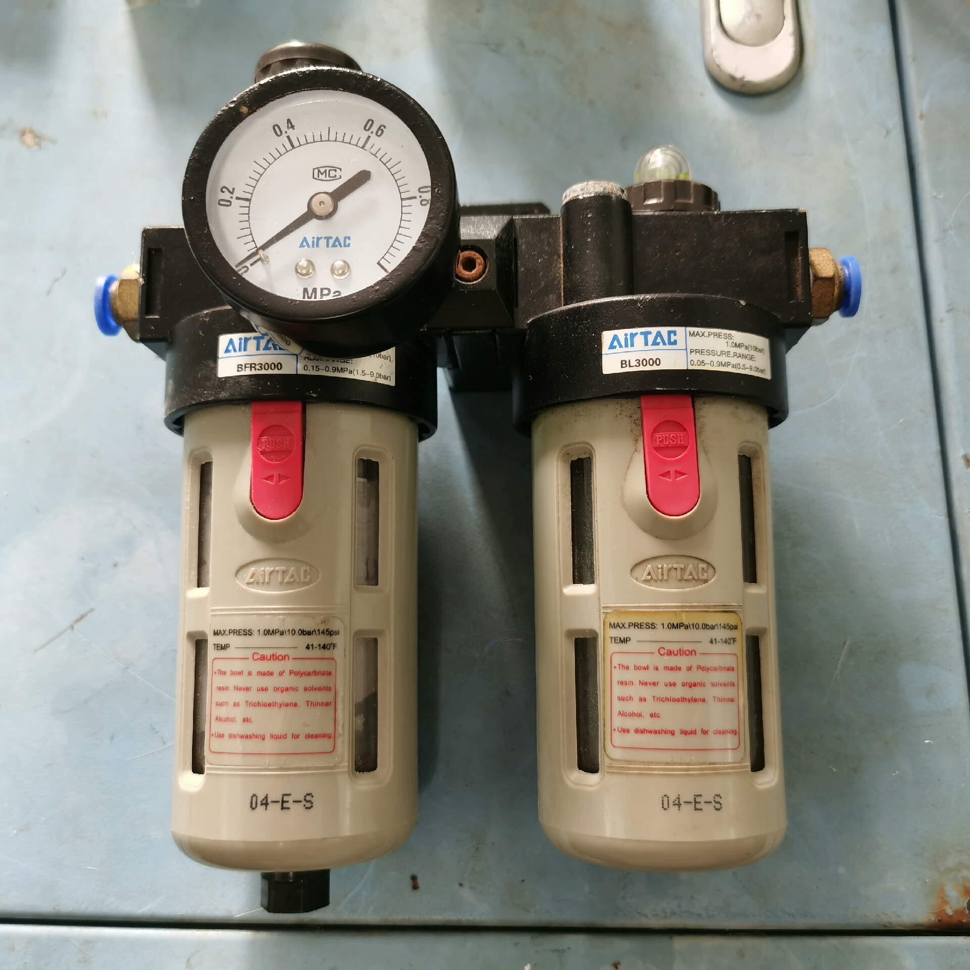【议价】亚德客油水分离器BL3000二联件气源处理过滤器带表库