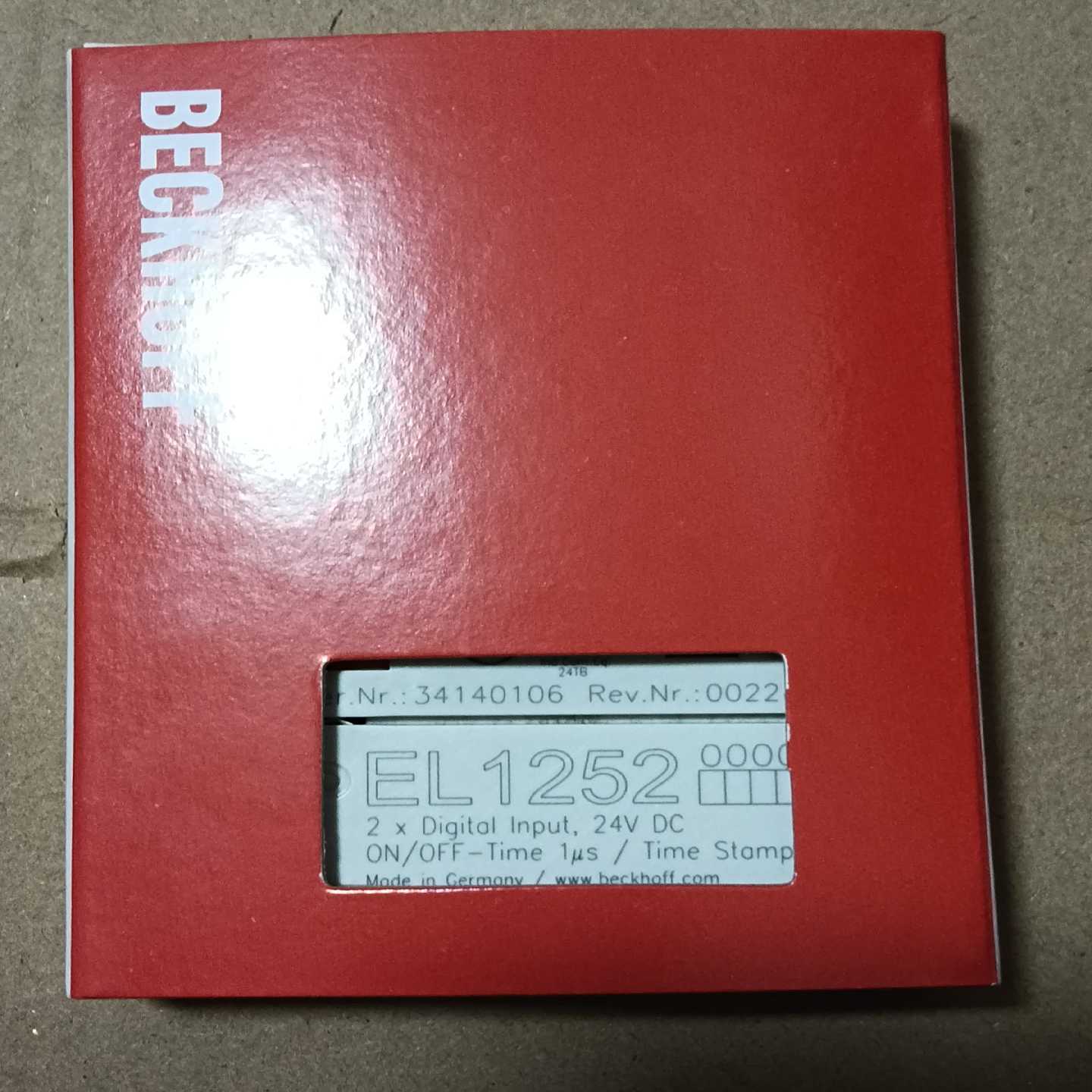 倍福模块EL1252原装正品链接实物拍摄需要的联系