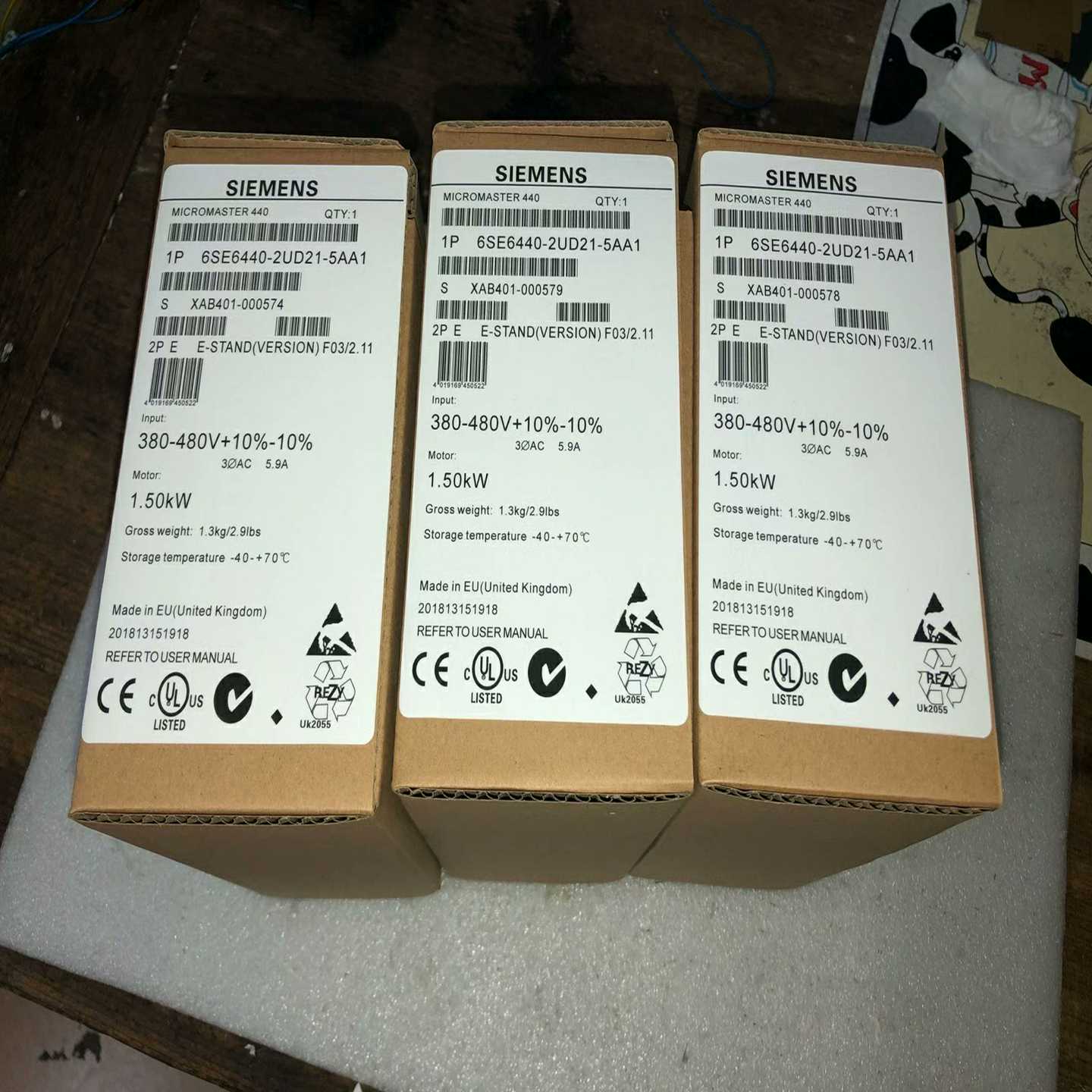 询价-变频器6SE6440-2ud13/2ud15/2ud17/