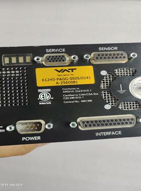 VAT阀门61240-PAGG-0005/0141二手拆机--议价商品