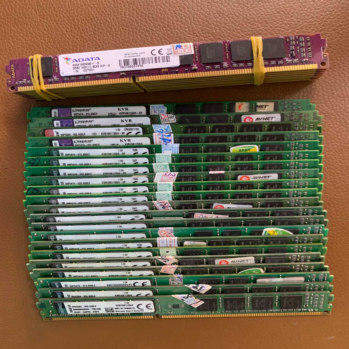 议价金士顿DDR3内存  单面4G 威刚DDR3内存4G适用