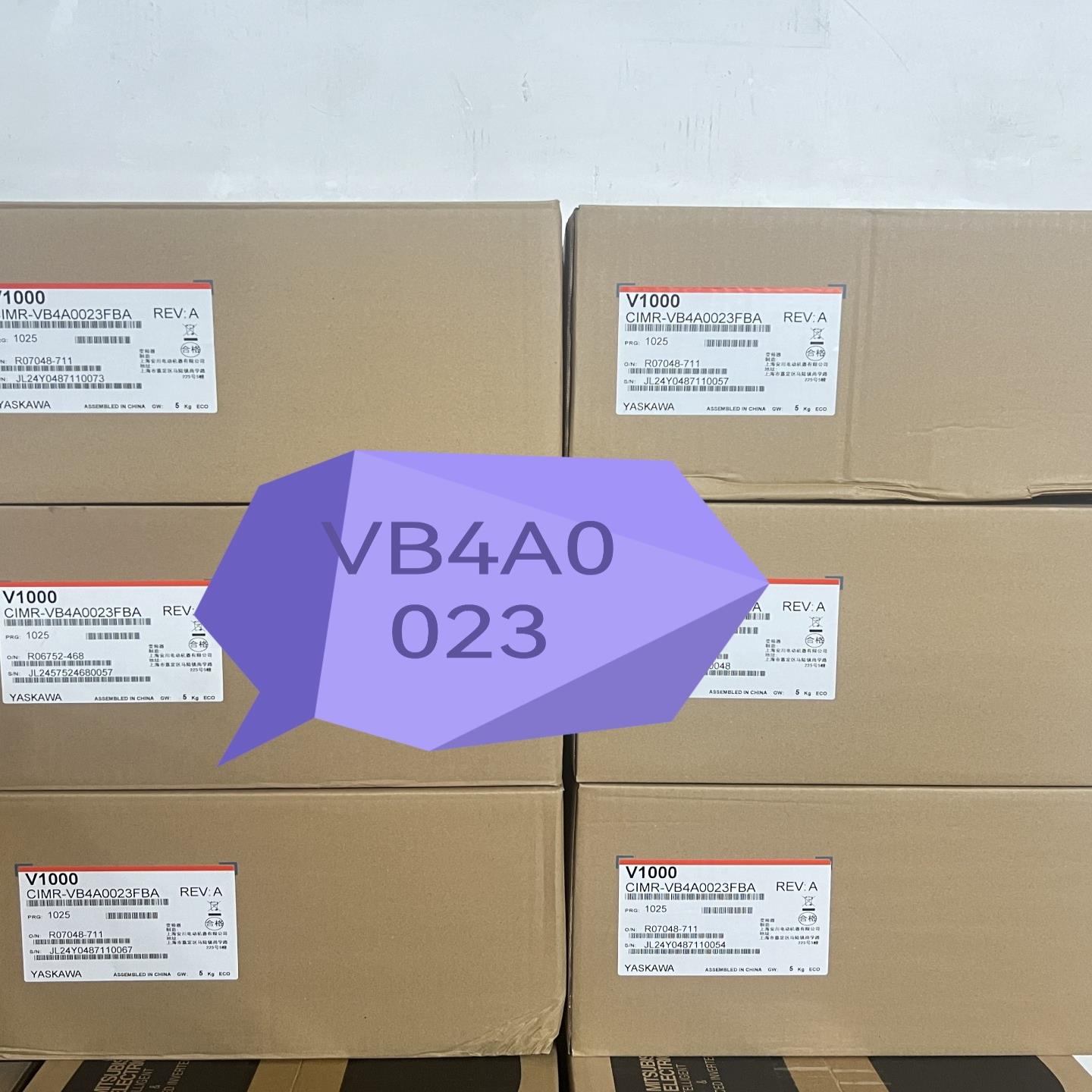 【请询价】安川变频器CIMR-VB4A0023FBA  75KW3