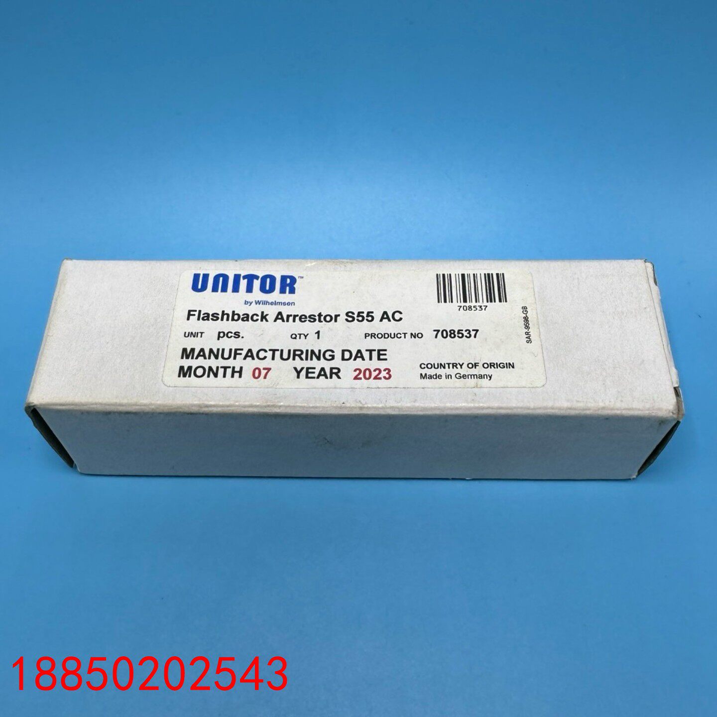 【请询价】UNITOR 乙炔回火阀 S-55 AC