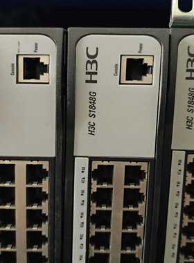 H3CS1848G48口全千兆管理交换机、端口功能全好、-议价