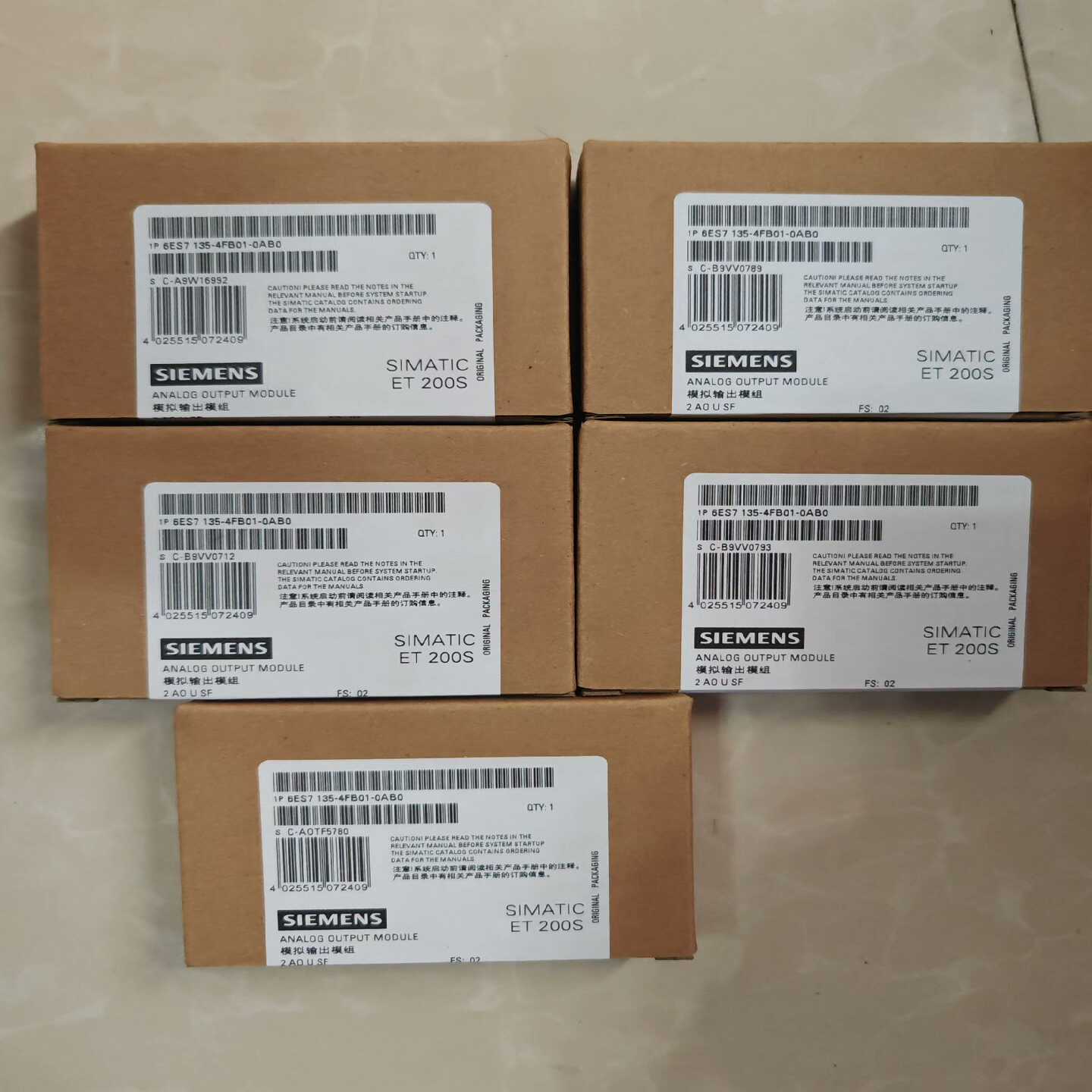 【议价】6ES7135-4FB01-0AB0未开封多个适用