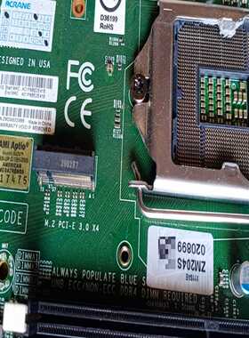 （议价）超微X11SAE1151单路服务器主板，3张带挡