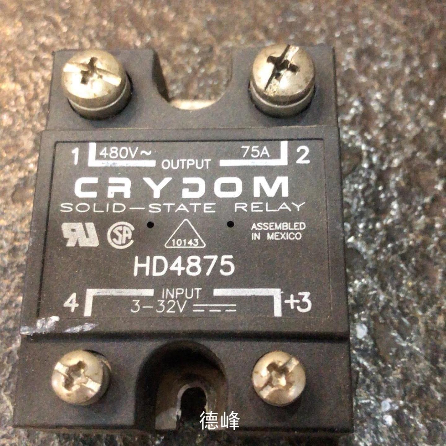 （议价)德峰拆机美国crydom快达固态继电器HD44875电压480V议价