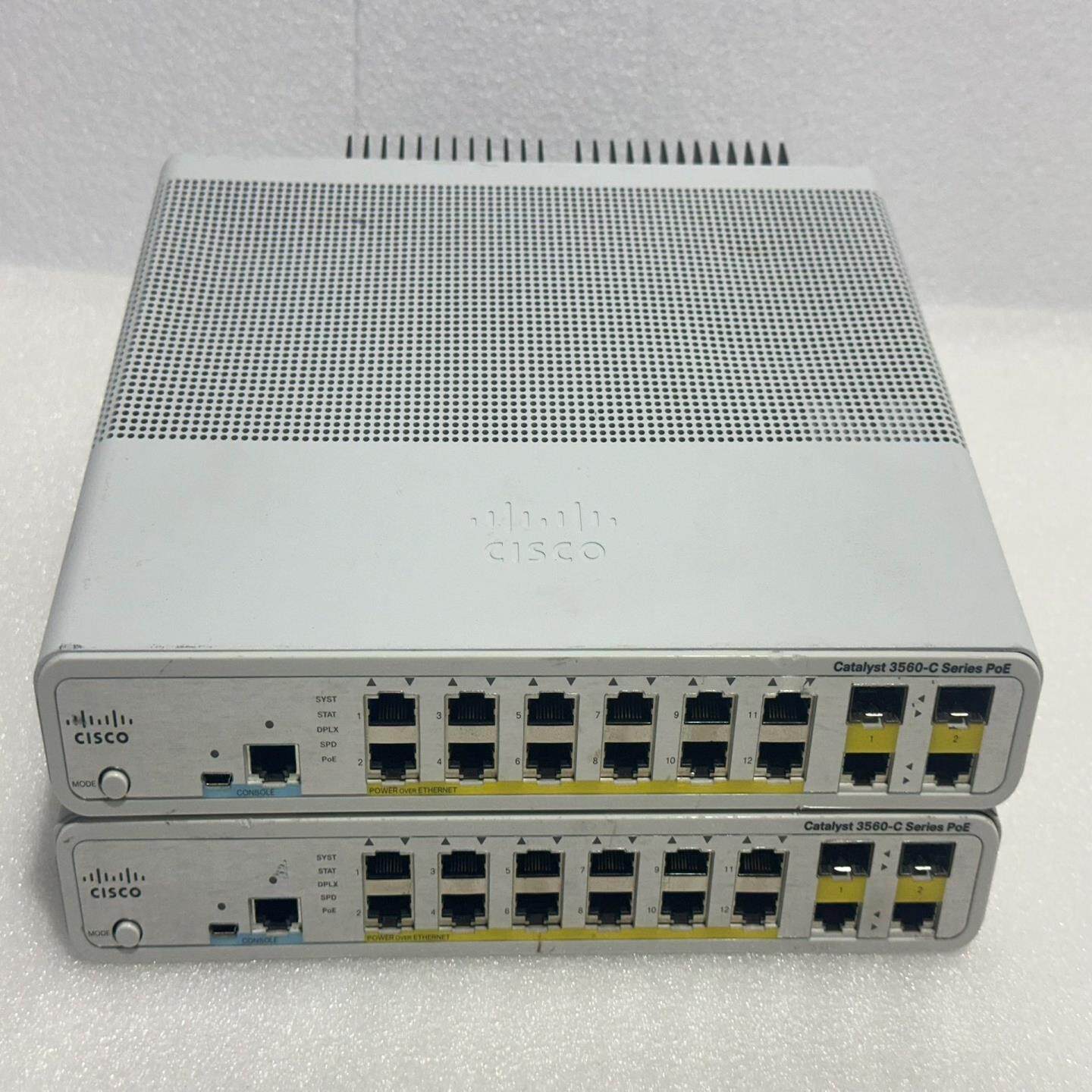 WS-C3560C-12PC-S  思科 桌面交换机  测试