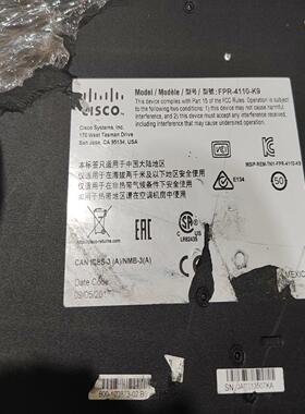 【议价】FPR4110-ASA-K9/FPR4110-NGFW-K9