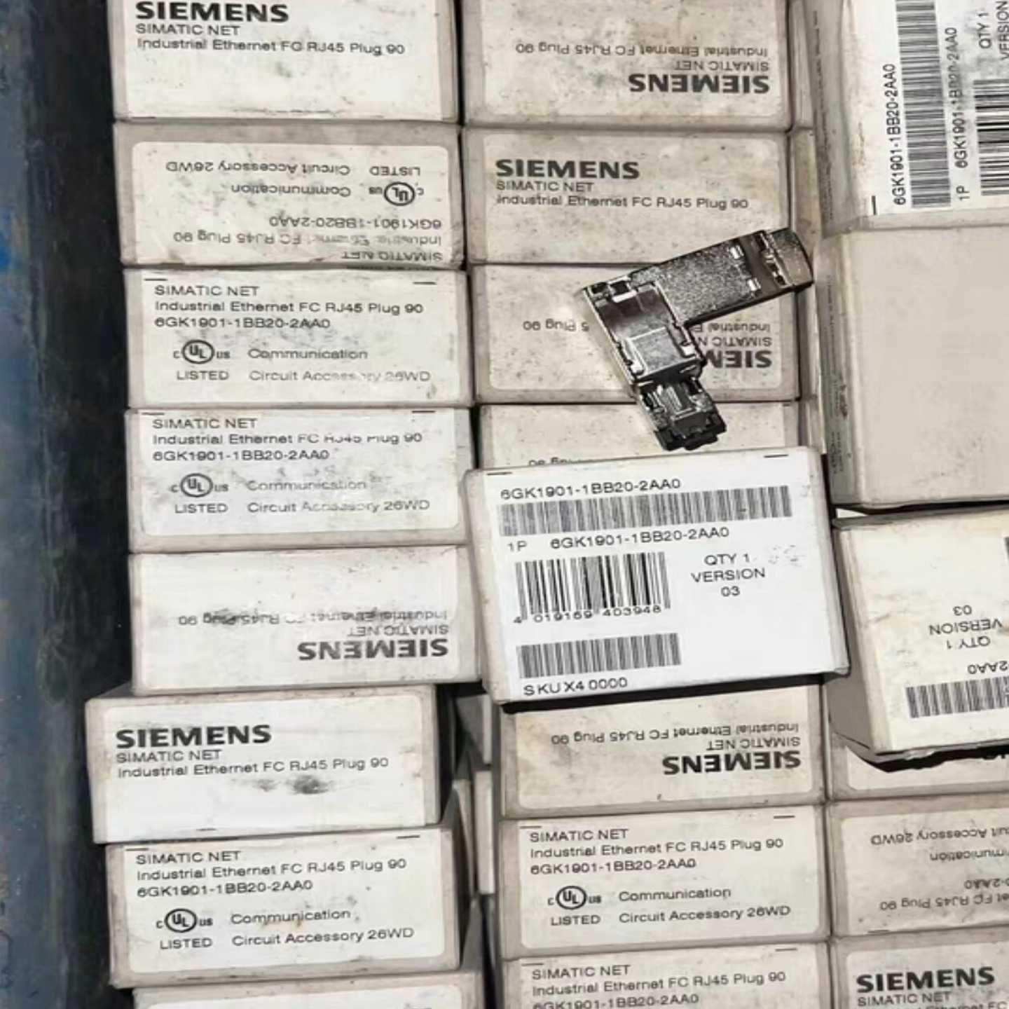 议价西门子西门子正品工业网线水晶头4芯以太网接头RJ456GyK现货