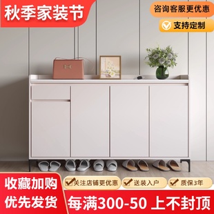 柜家用门口2024新款 my实木入户鞋 门厅柜隔断玄关柜收纳柜储物柜