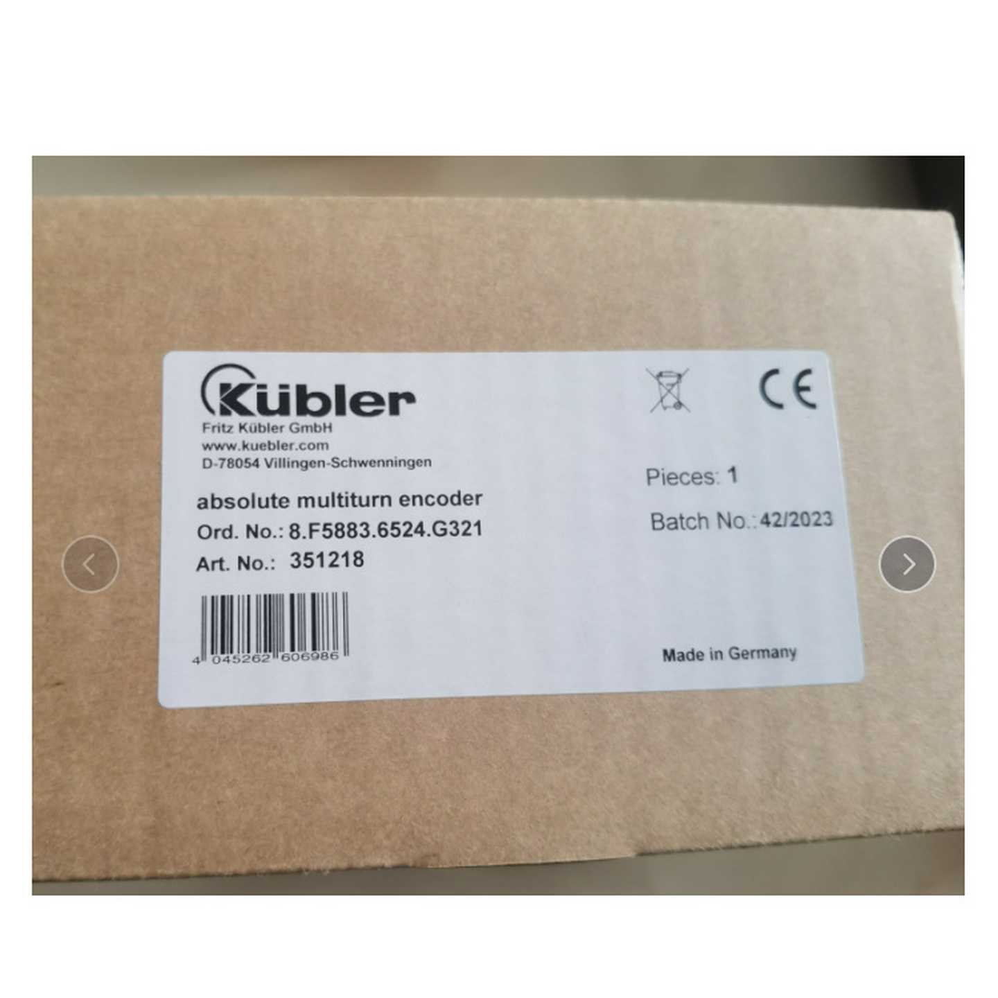 kubler库伯勒编码器8.5878.10C2.C212.S013w