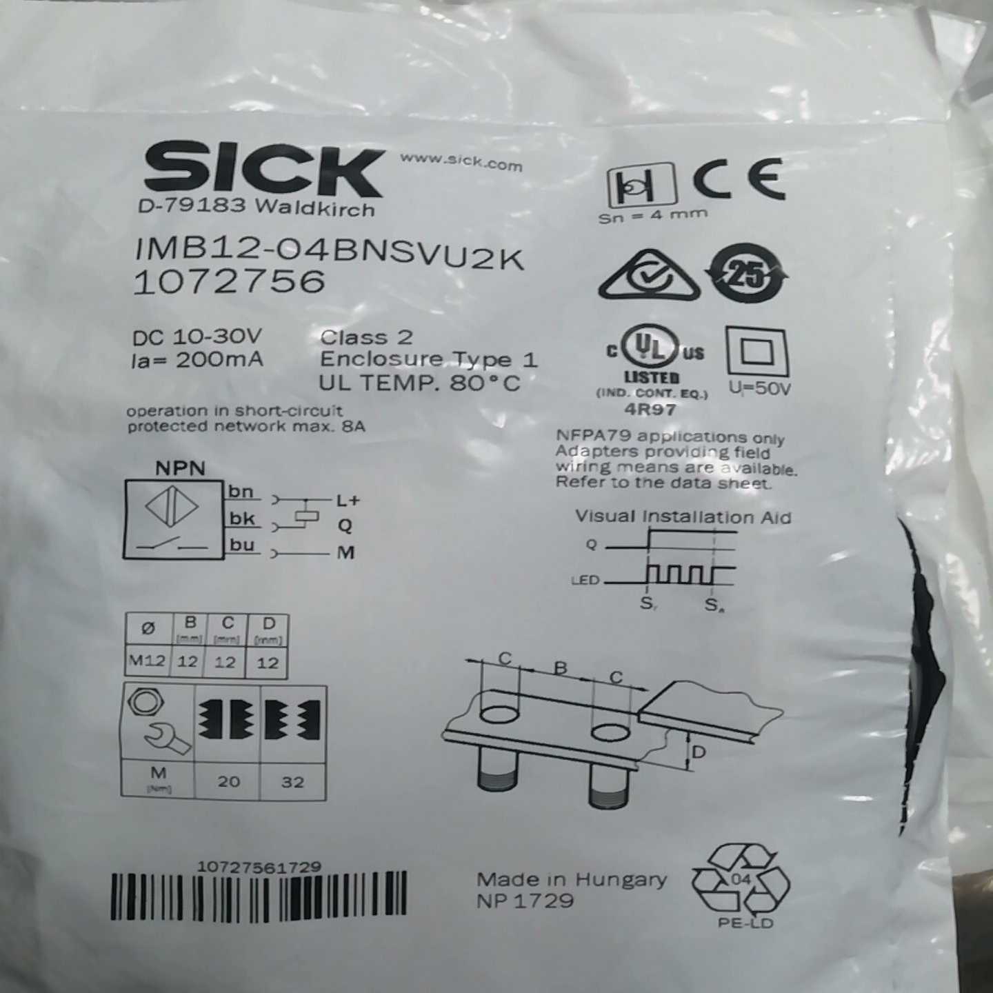 IMB12-04BNSVU2K，1072756项目余货9个，-议价