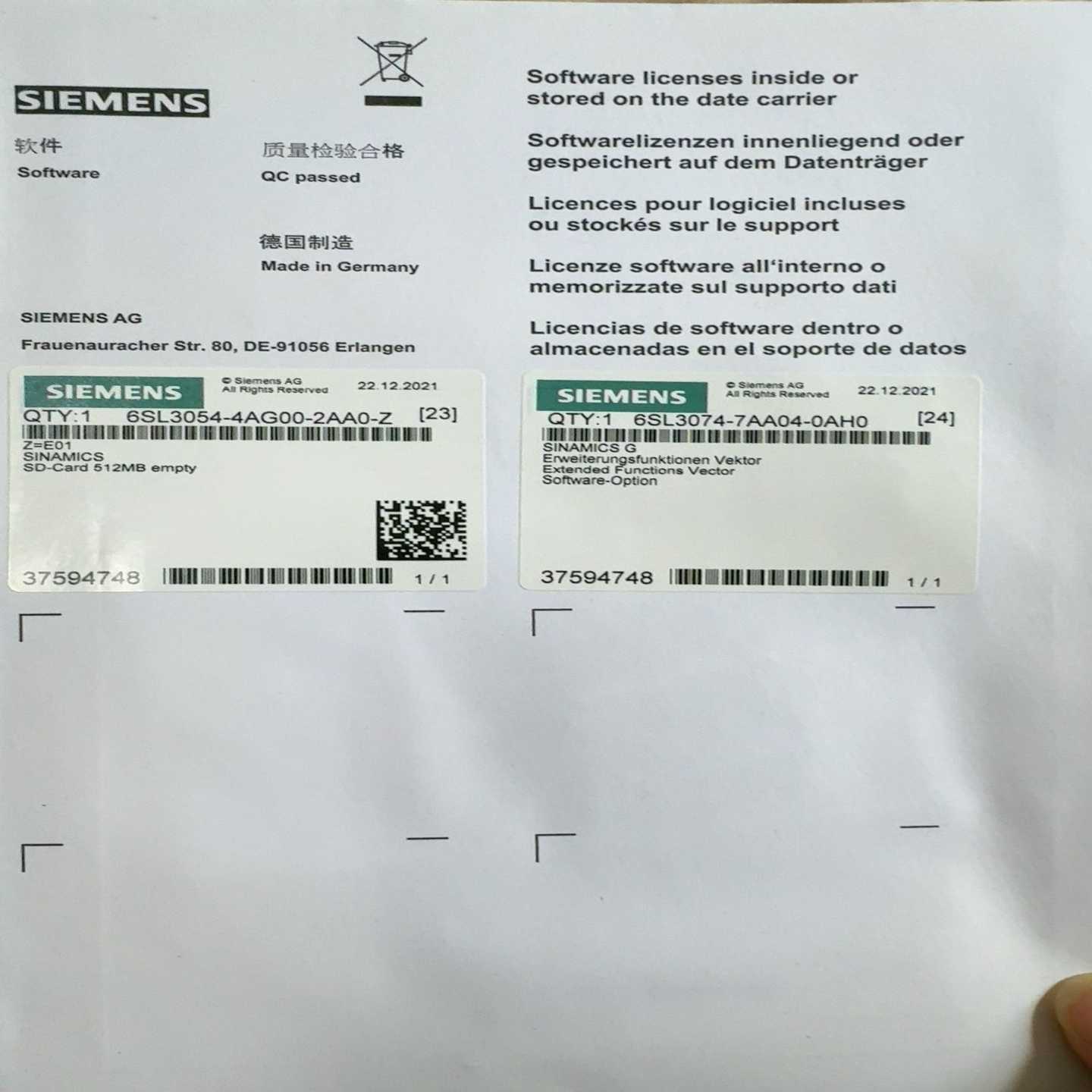 6SL3054-4AG00-2AA0-Z，ZE01询价